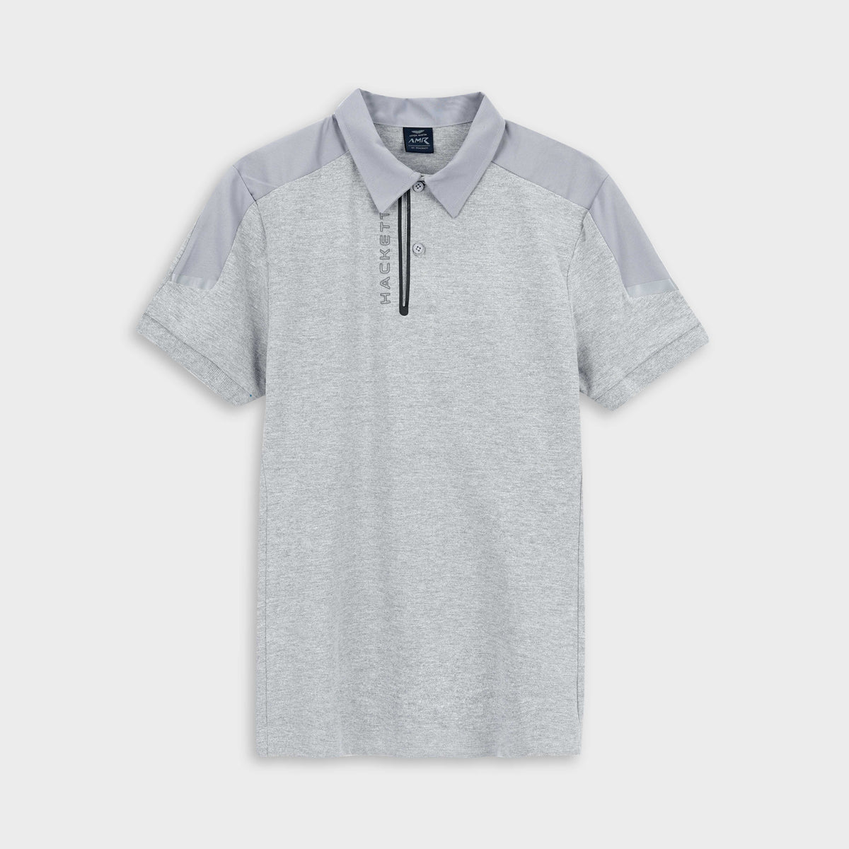 HKT LONDON SIGNATURE COTTON PIQUE SLIM FIT POLO SHIRT