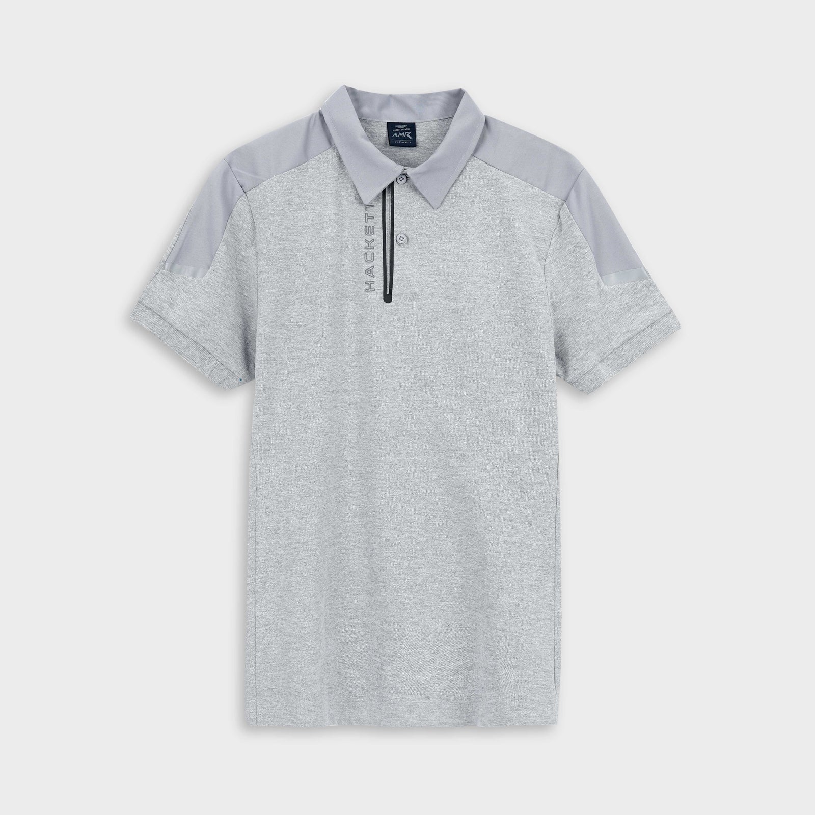HKT LONDON SIGNATURE COTTON PIQUE SLIM FIT POLO SHIRT