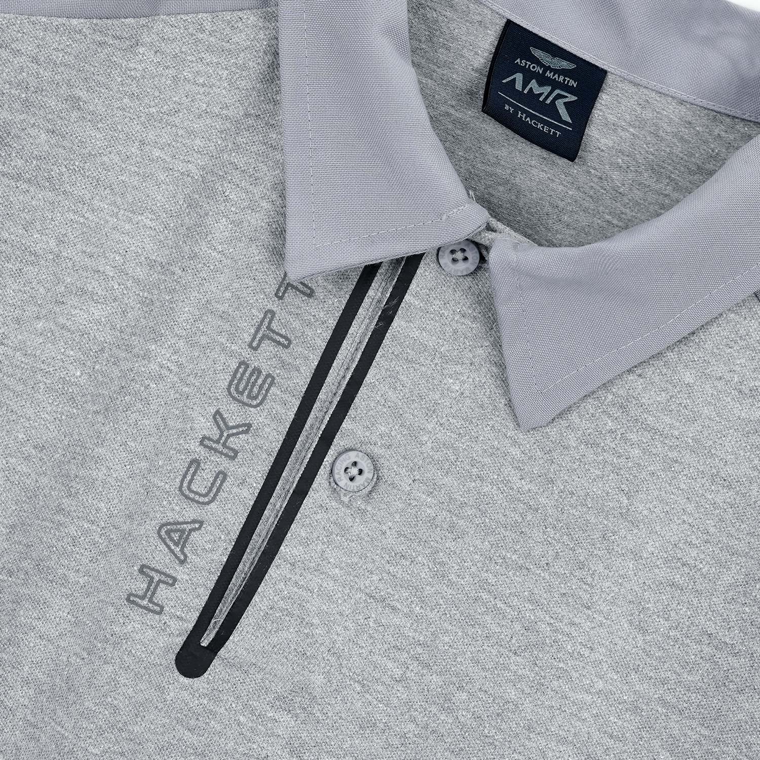 HKT LONDON SIGNATURE COTTON PIQUE SLIM FIT POLO SHIRT