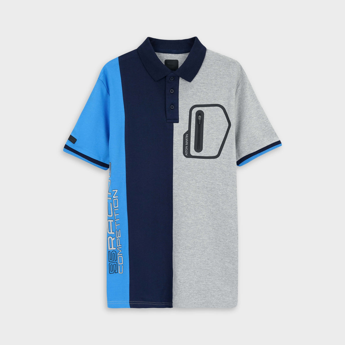 HKT LONDON SIGNATURE COTTON PIQUE SLIM FIT POLO SHIRT