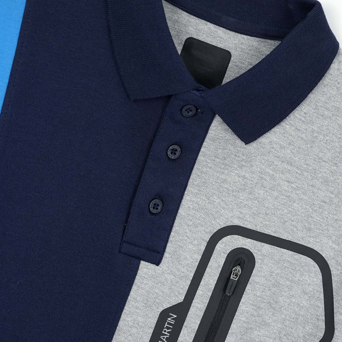 HKT LONDON SIGNATURE COTTON PIQUE SLIM FIT POLO SHIRT