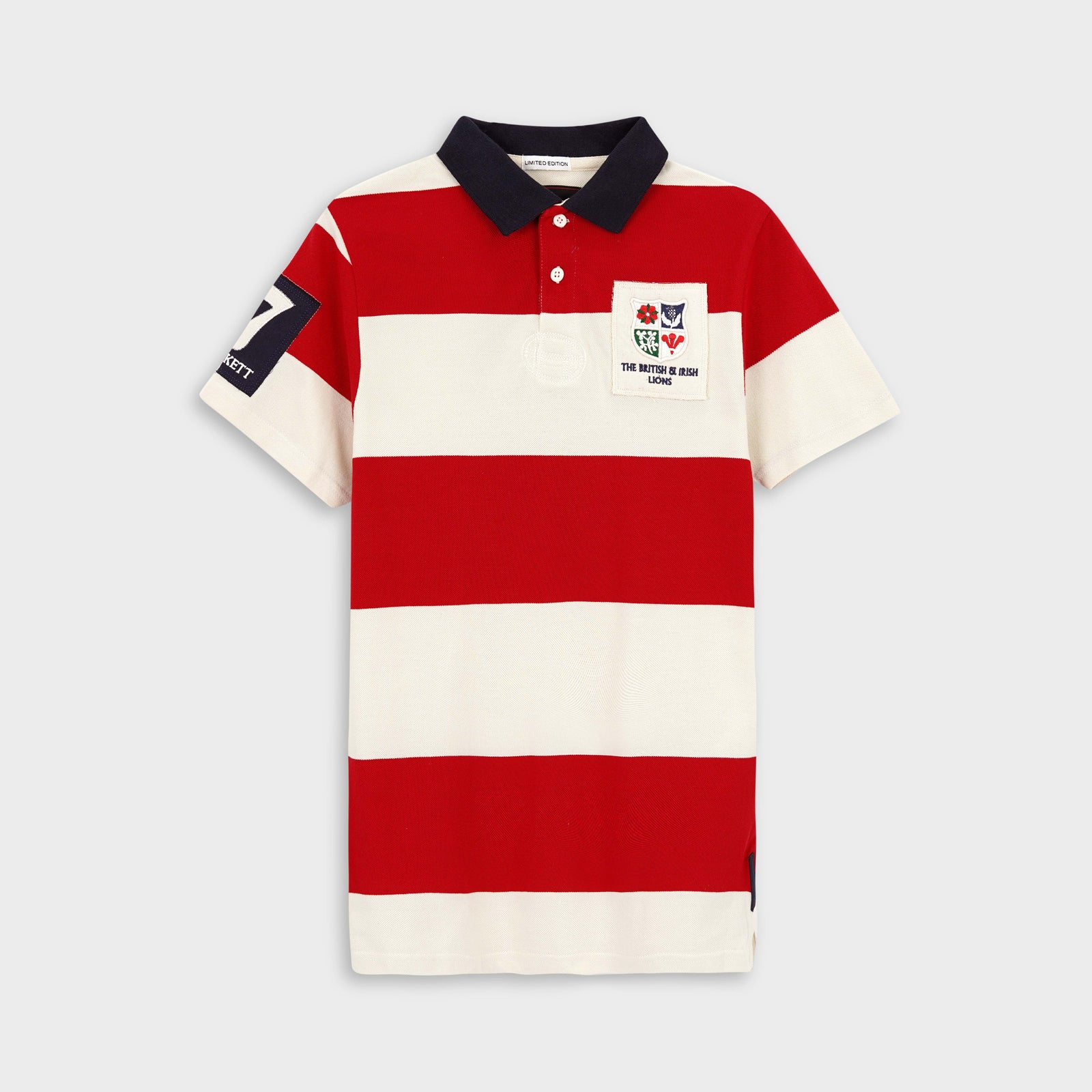 HKT LONDON SIGNATURE COTTON PIQUE SLIM FIT POLO SHIRT