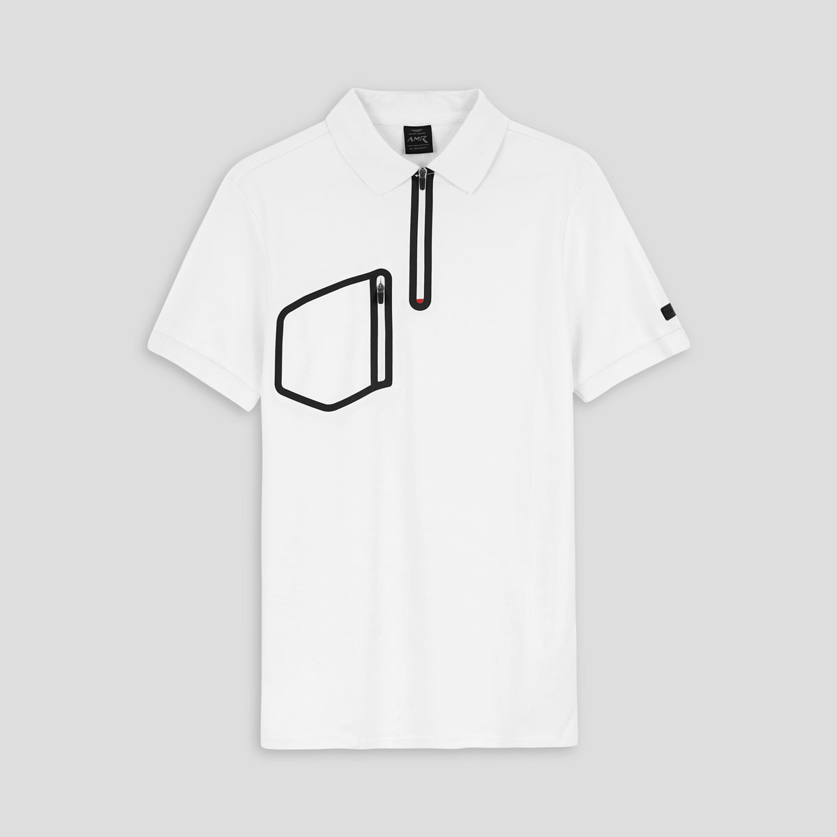 HKT LONDON SIGNATURE COTTON PIQUE SLIM FIT POLO SHIRT