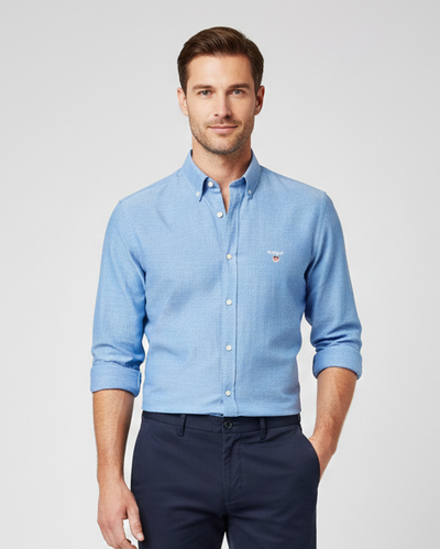 GA NT LINEN SLIM FIT BUTTON SHIRT