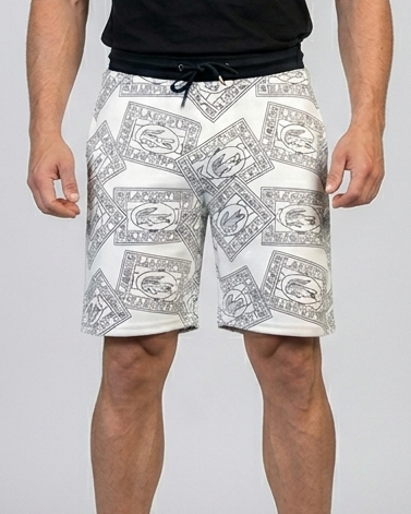 LACST PREMIUM QUALITY PRINTED BLACK  SHORTS