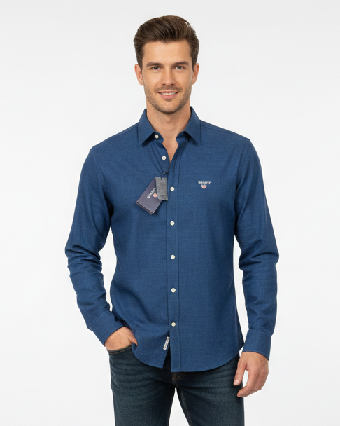 GA NT LINEN SLIM FIT BUTTON SHIRT