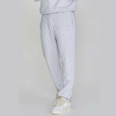 ZR GREY MARL OPEN BOTTOM FLEES SWEATPANTS