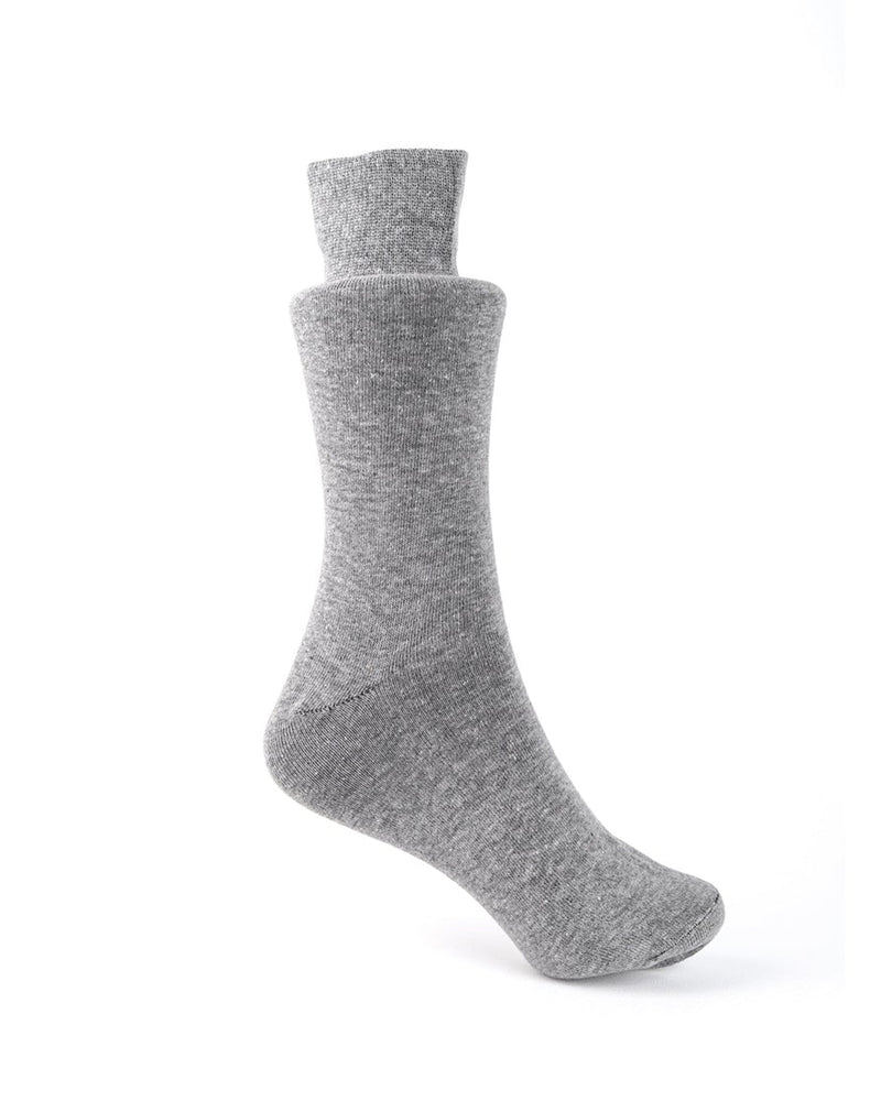full cotton socks grey