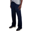 ZR NAVY OPEN BOTTOM FLEES SWEATPANTS