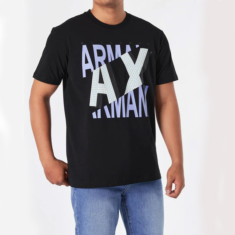 AX PRINTED GRAPHIC TEE - BLACK