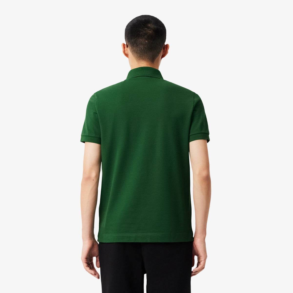 LAC SLIM FIT PARIS STRETCH PIQUE POLO SHIRT -green