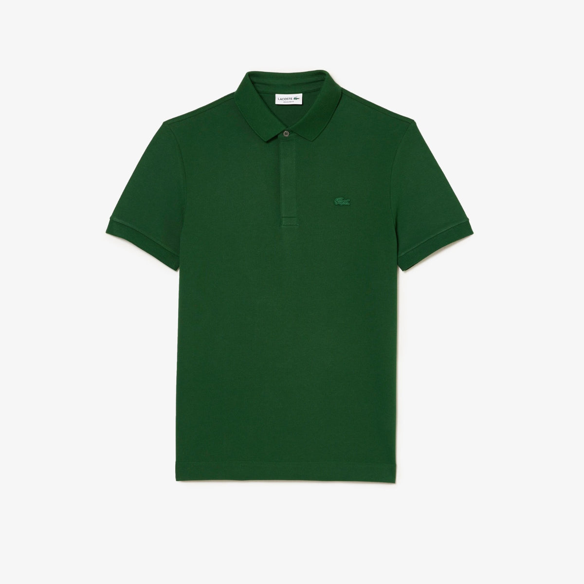 LAC SLIM FIT PARIS STRETCH PIQUE POLO SHIRT -green