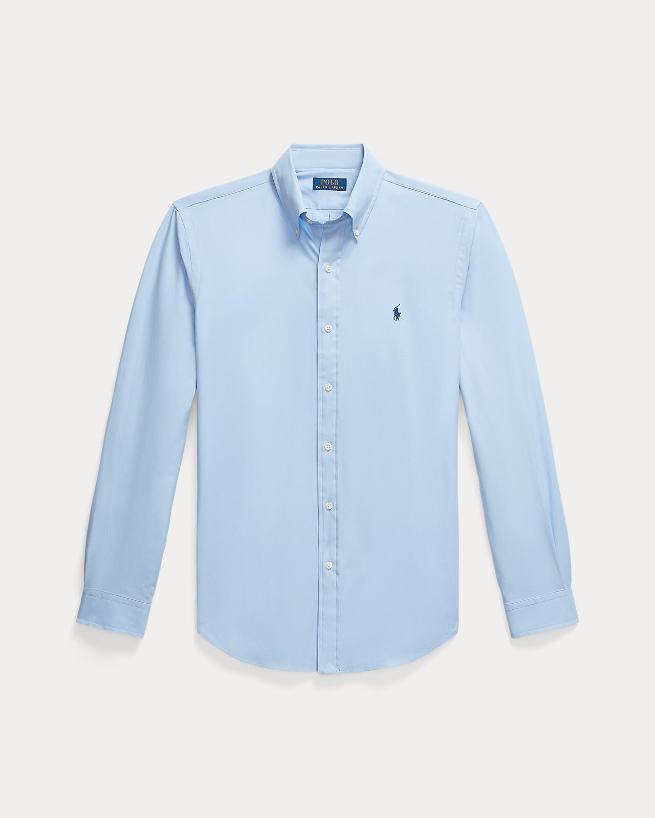 POLO RL BUTTON DOWN REGULAR FIT COTTON SHIRT-SKY BLUE