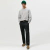 ZR BASIC GREY MARL FLEES SWEATSHIRT