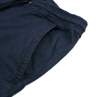 ZRA  cotton strech cargo trousers-NAVY