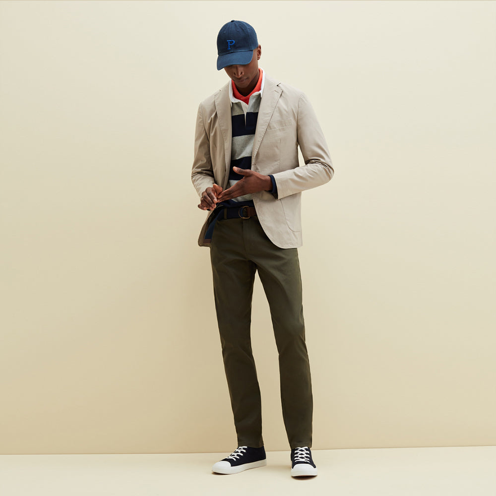 PIO MBO SLIM FIT  cotton chino trousers