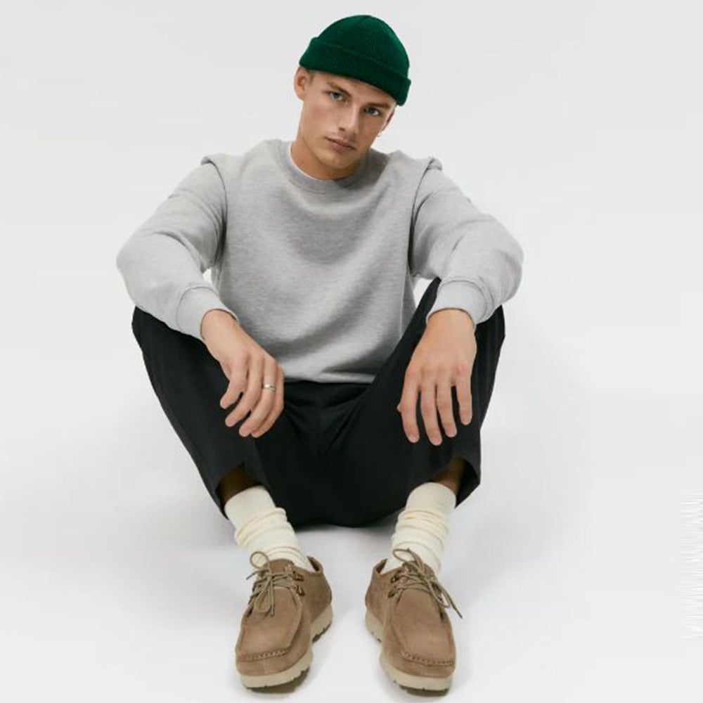 ZR BASIC GREY MARL FLEES SWEATSHIRT