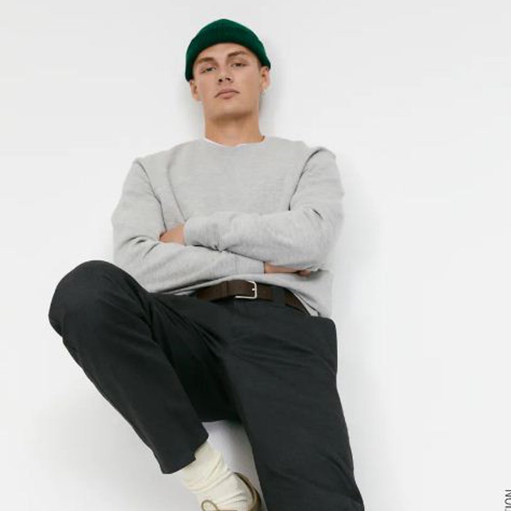 ZR BASIC GREY MARL FLEES SWEATSHIRT