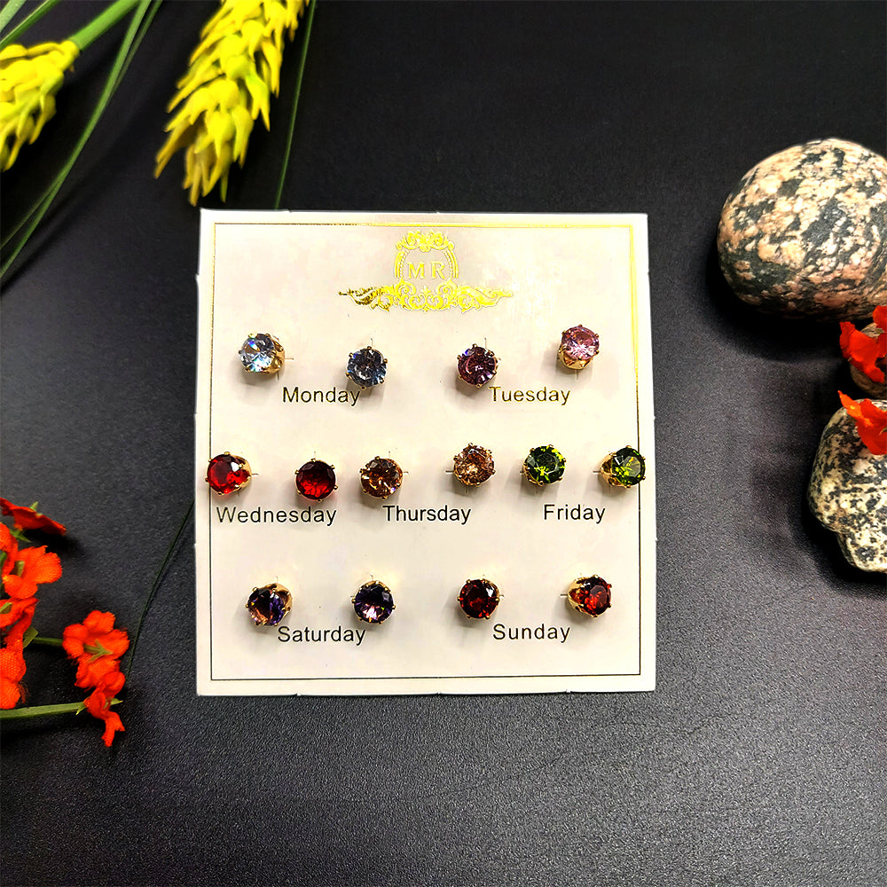 Trendy  Earrings Tops PACK OF 7