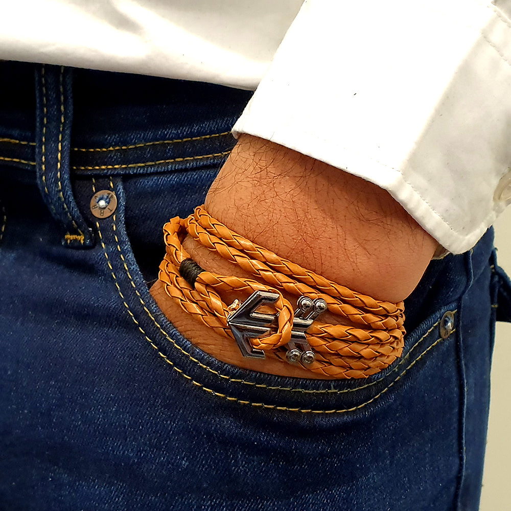 Leather Wrist Band 877