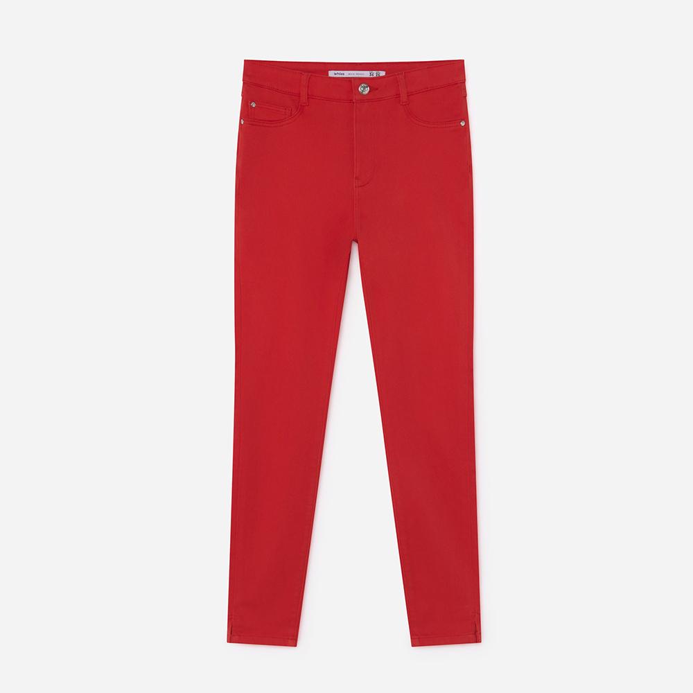 Lft women red super skinny stretch jeans