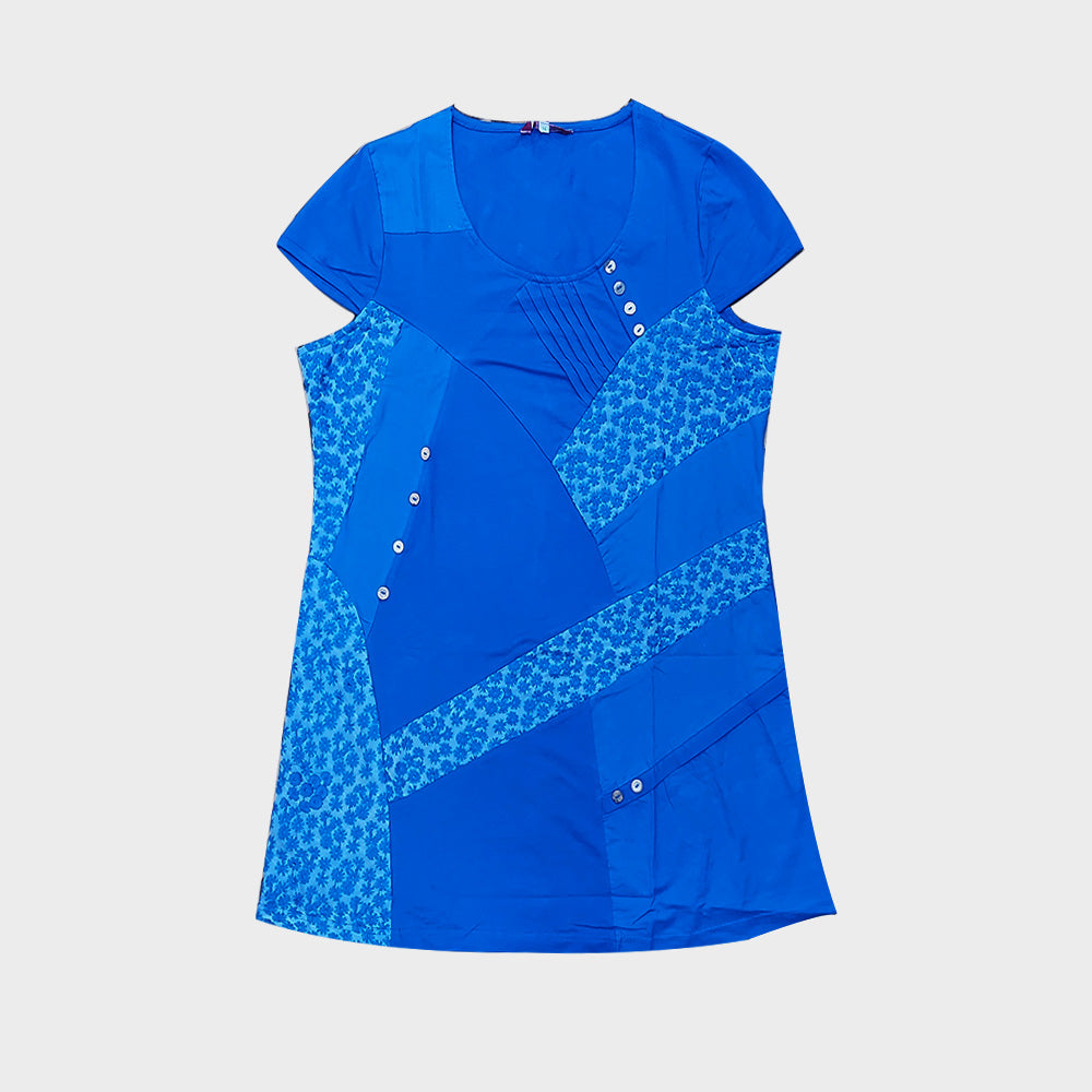 WOMEN UP SIZE CAP SLEEVE TOP