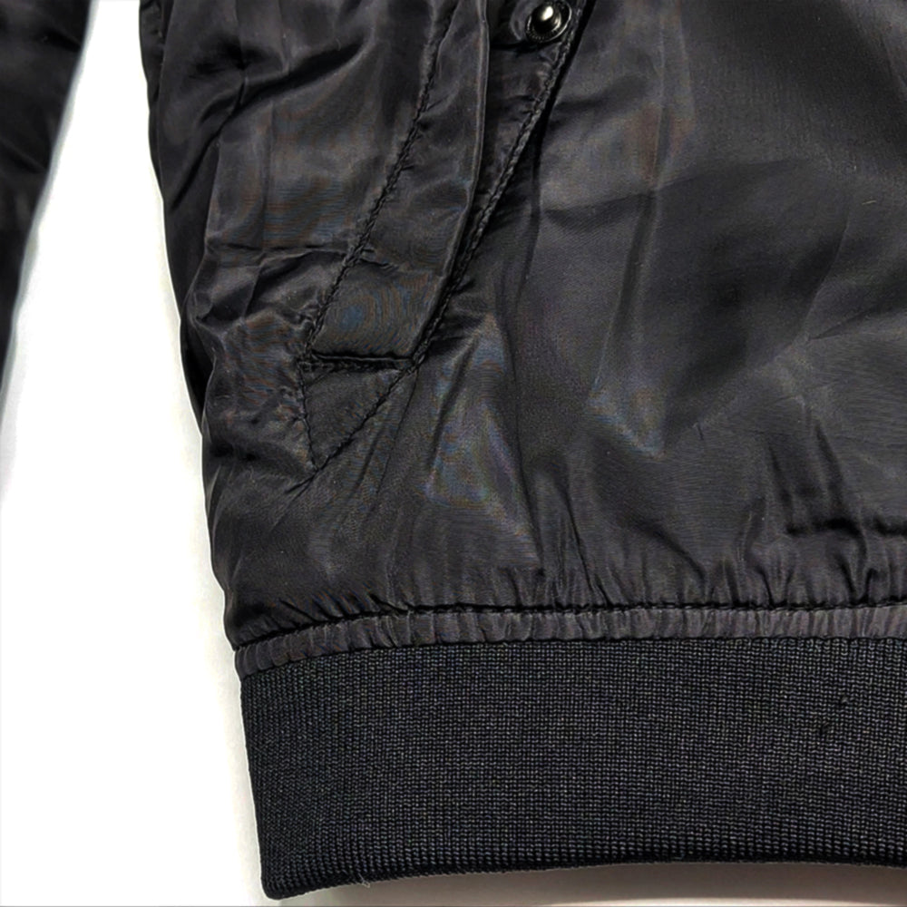 TH PADDED Bomber BLACK Jacket