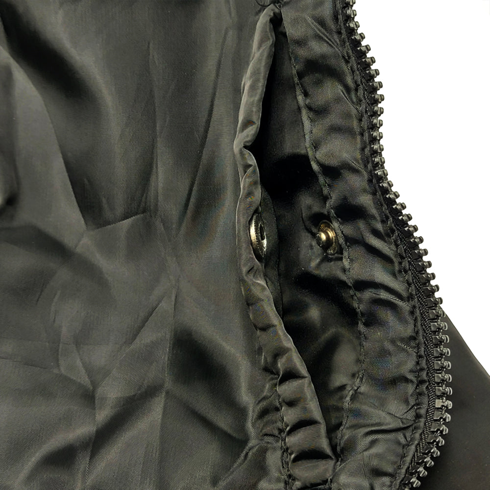 TH PADDED Bomber BLACK Jacket