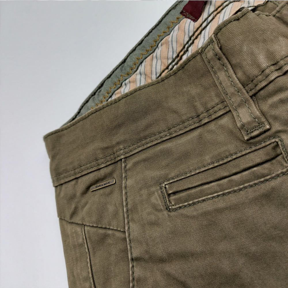 ZR OLIVE  stretch  cotton pant