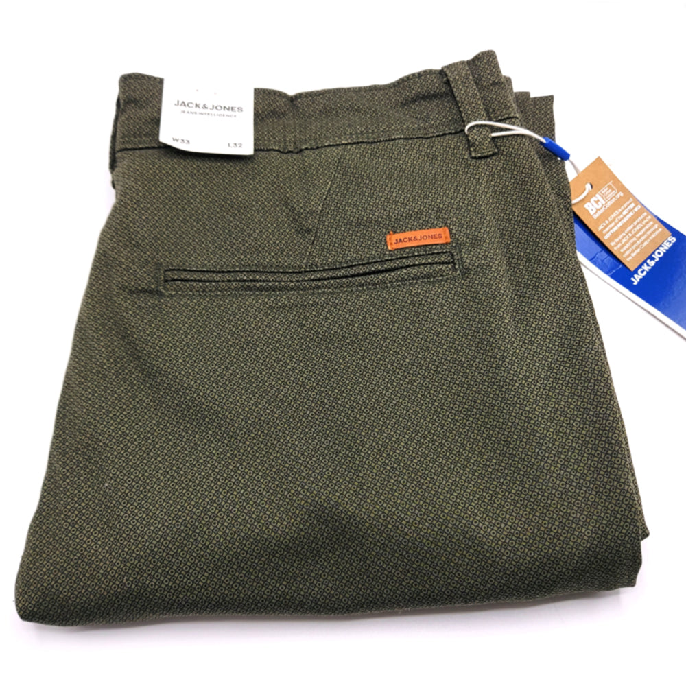 J J SLIM ORGANIC COTTON TEXTURED CHINO