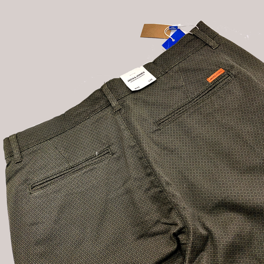 J J SLIM ORGANIC COTTON TEXTURED CHINO