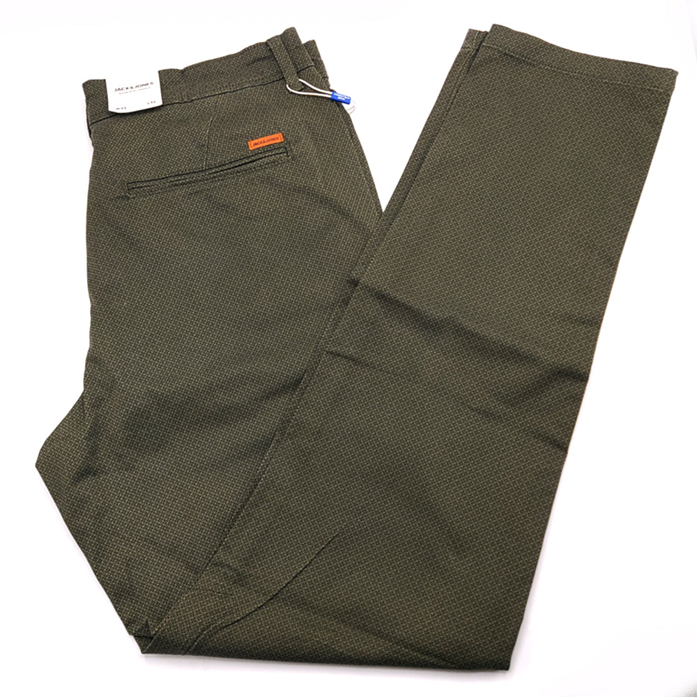 J J SLIM ORGANIC COTTON TEXTURED CHINO