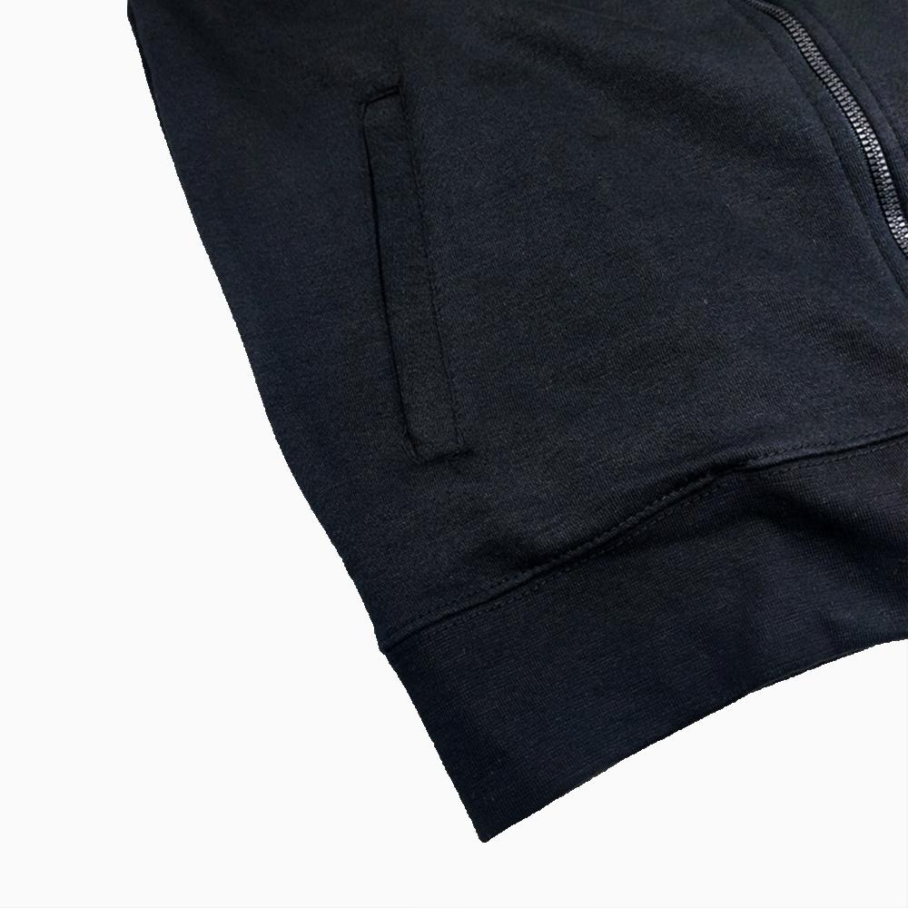 ZELG FLEES AND FAUX LEATHER BOMBAR JACKET