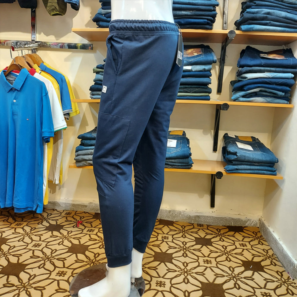 ZELG FASHION NAVY CARGO JOGGER TROUSER