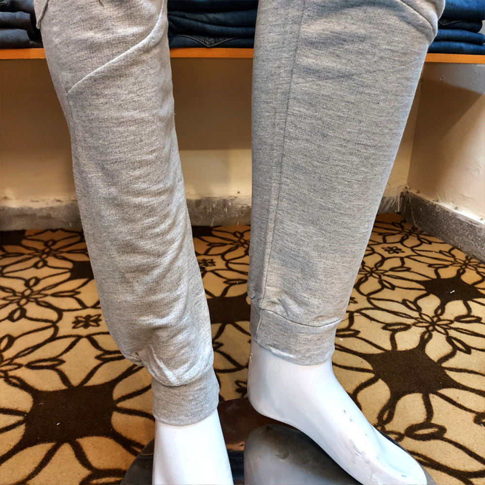 ZELG FASHION GREY CARGO JOGGER TROUSER