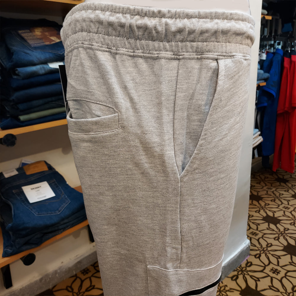 ZELG FASHION GREY CARGO JOGGER TROUSER