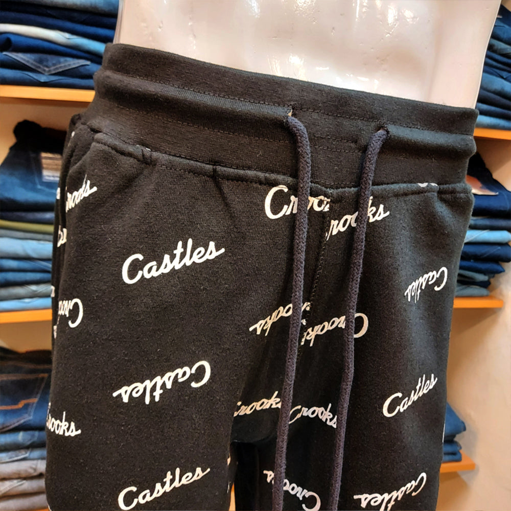 C&C FLEECE TEXT JOGGER TROUSER