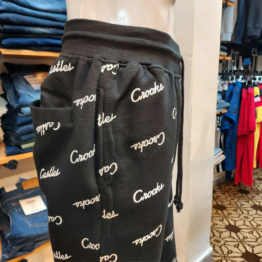 C&C FLEECE TEXT JOGGER TROUSER