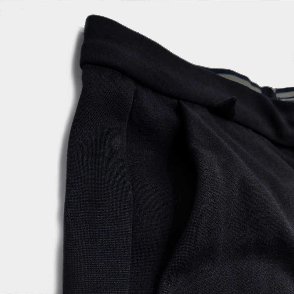 P&B POWER STRETCH SLIM FIT BLACK CHINO TROUSER