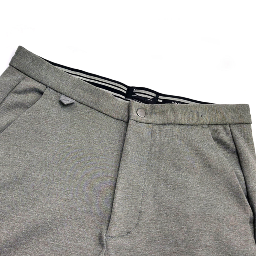 P&B POWER STRETCH SLIM FIT GREY CHINO TROUSER