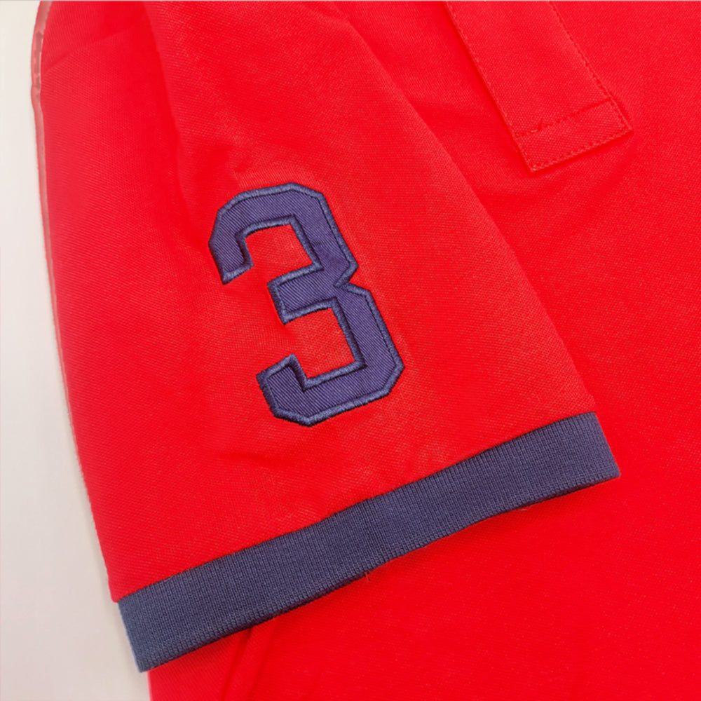 RL PREMIUM BIG PONY  STRIPTED RED POLO