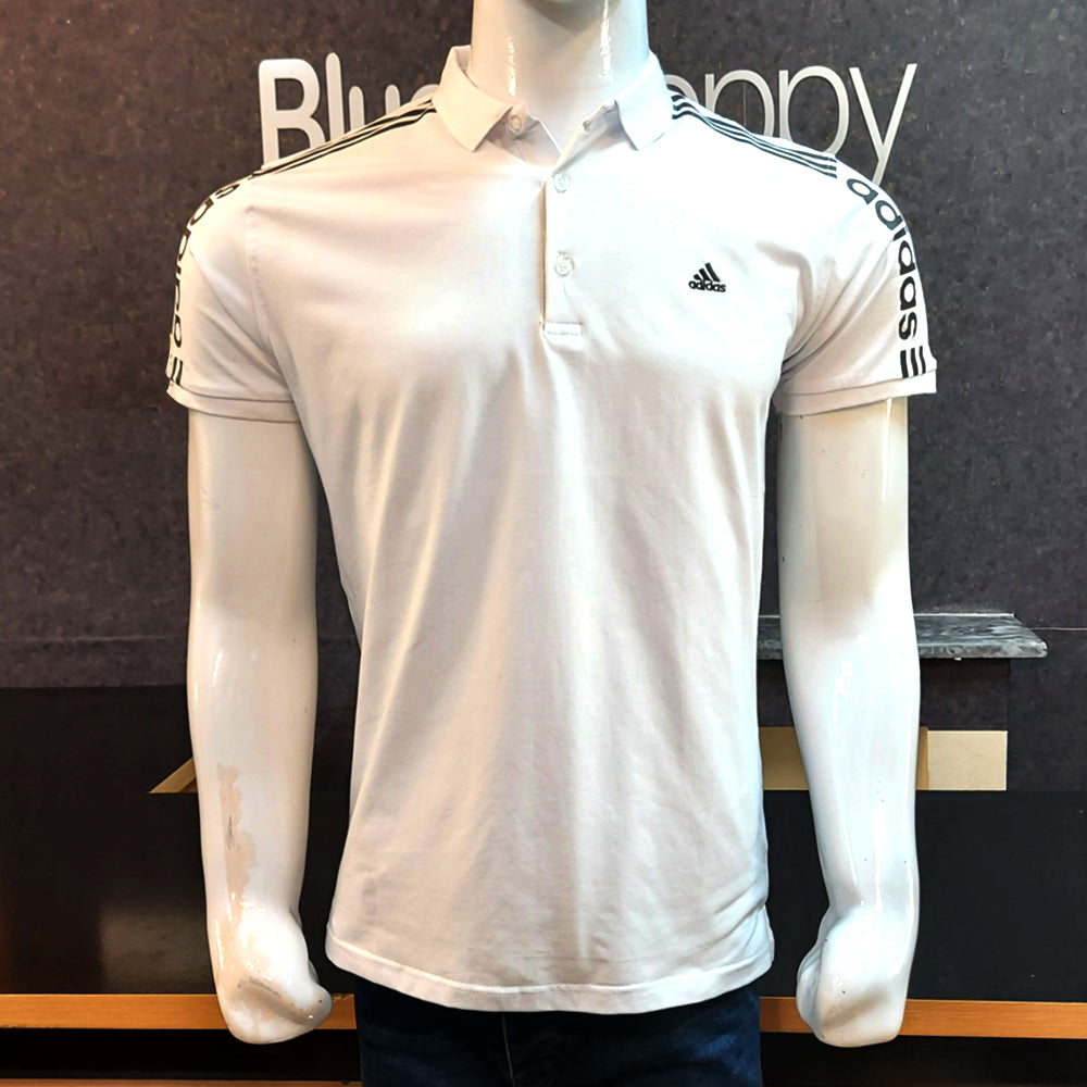 AD PRINTED CHEST LOGO WHITE  POLO