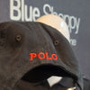 RL  BLACK SMALL PONY BASEBALL  CAP
