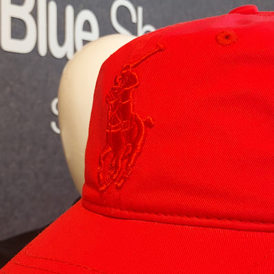 RL RED BIG PONY BASEBALL  CAP