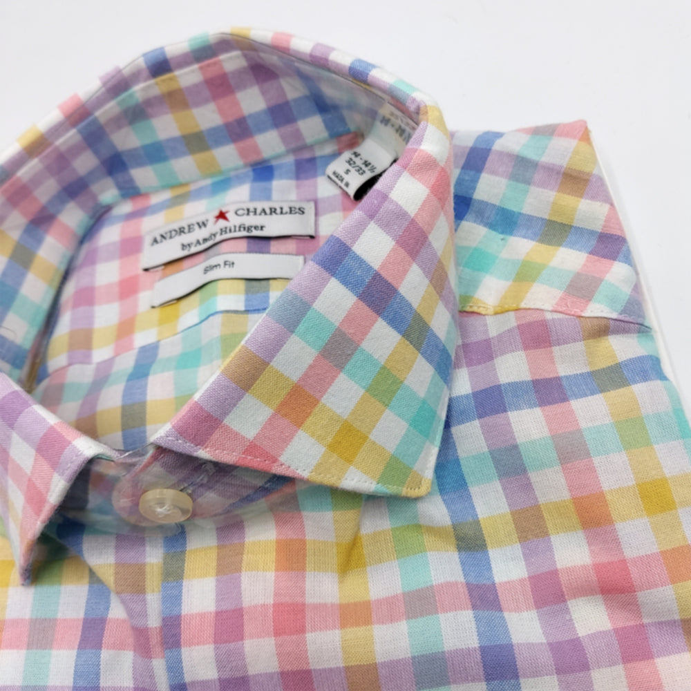 CHARLES ANDRW PREMIUM COTTON CHECK SHIRT