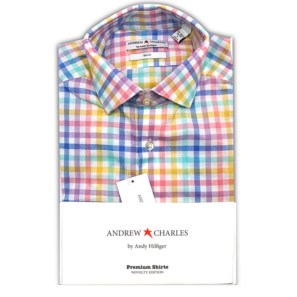 CHARLES ANDRW PREMIUM COTTON CHECK SHIRT