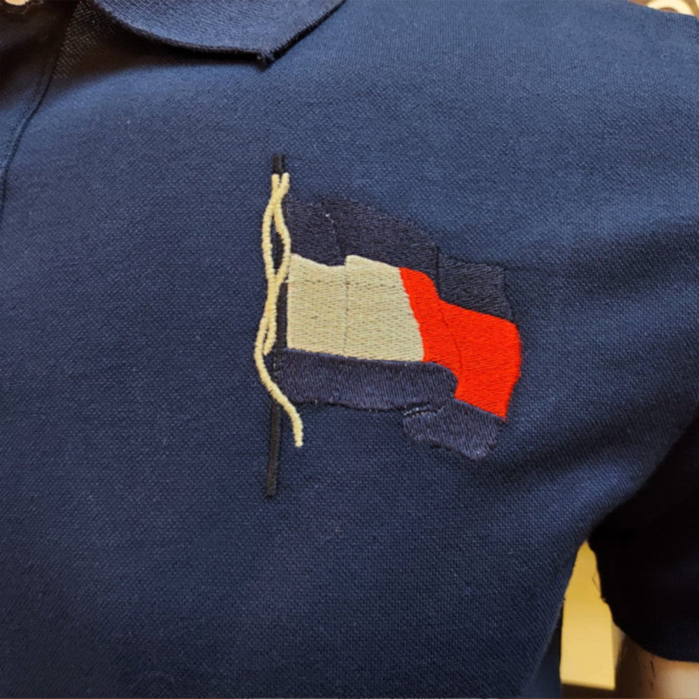 TH PREMIUM SIGNATURE FLAG NAVY POLO