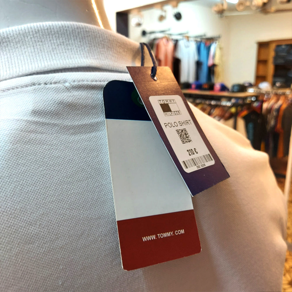 TH PREMIUM SIGNATURE FLAG WHITE POLO