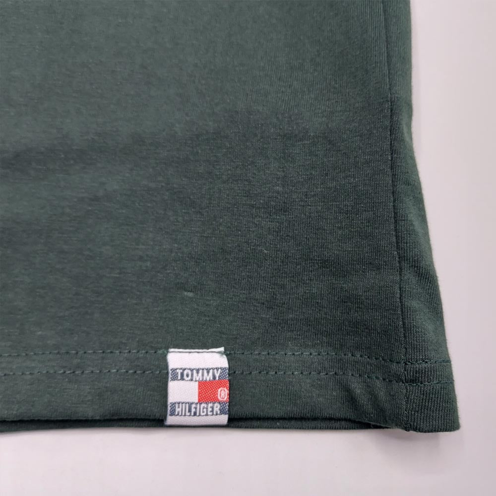 TH BASIC SMALL FLAG T.SHIRT-OLIVE