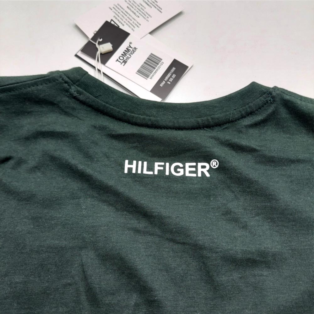 TH BASIC SMALL FLAG T.SHIRT-OLIVE